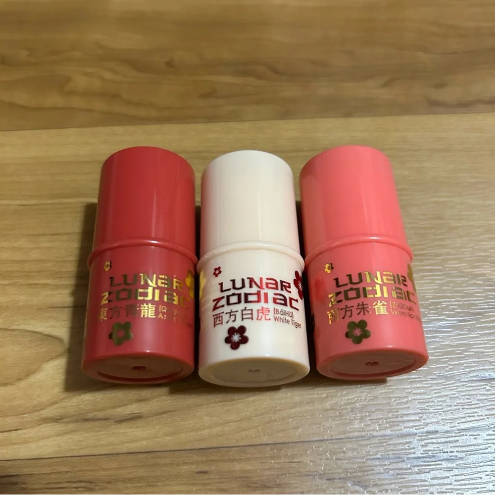 Ioni Lunar Zodiac Blush and Highlighter Trio - Pink, Cream, Coral